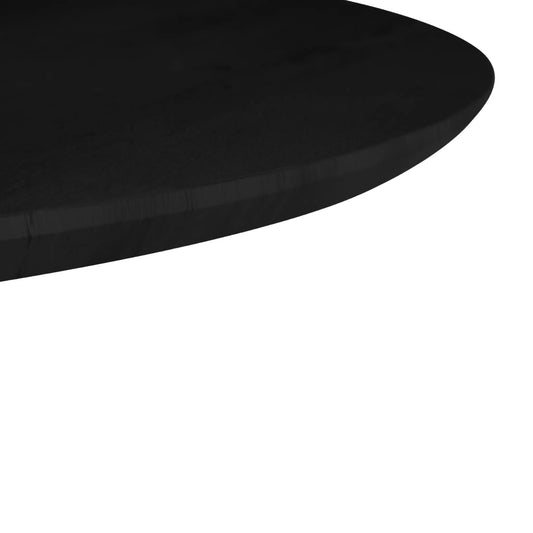 Holmen Smokey (M) Matbord Ø120 cm, Svart