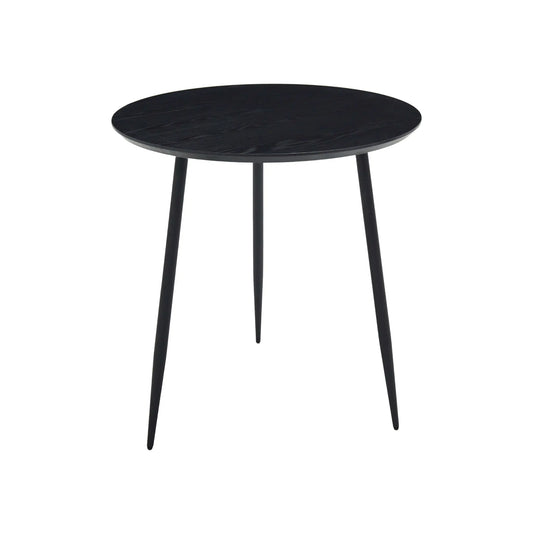 Holmen Smokey (M) Matbord Ø80 cm, Svart