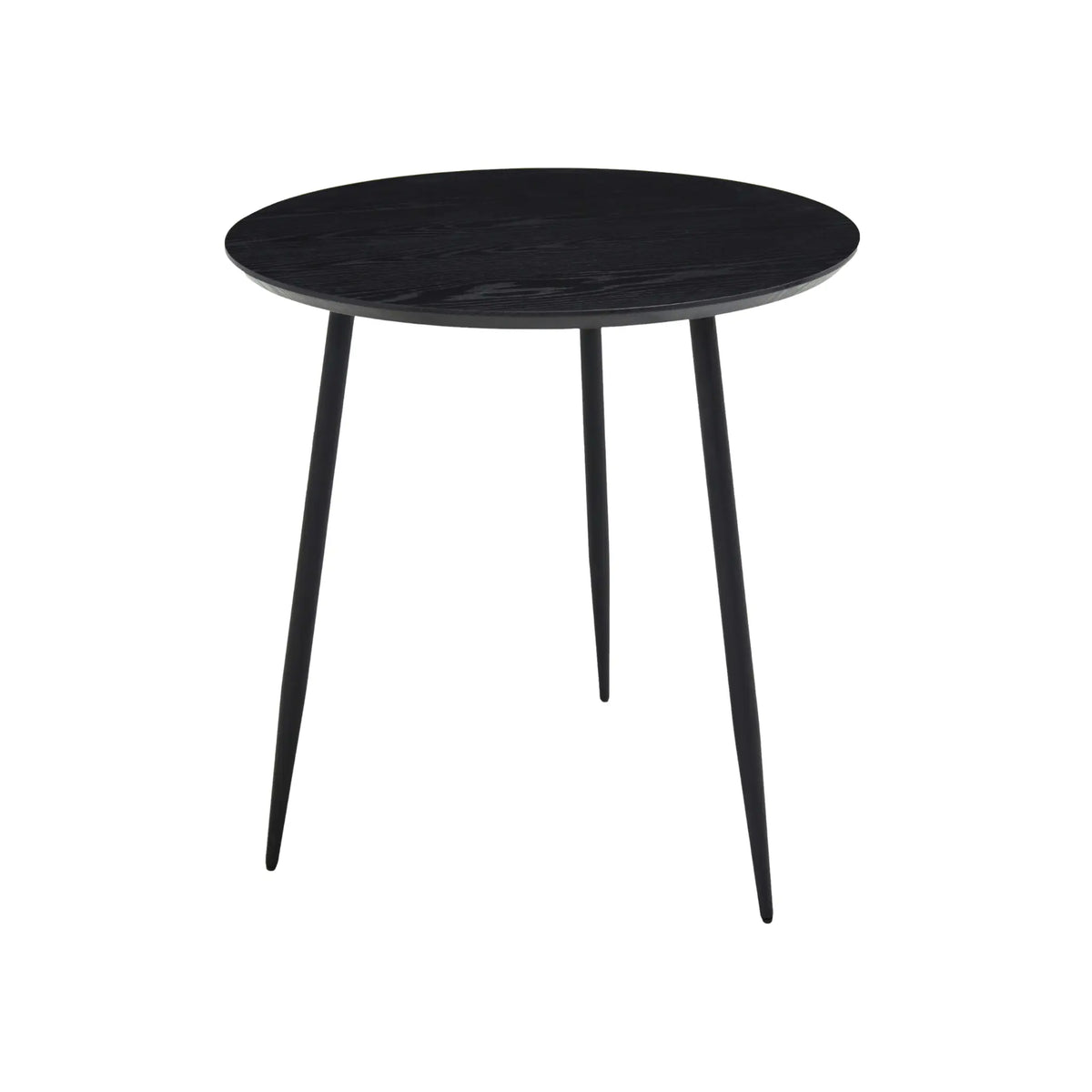 Holmen Smokey (M) Matbord Ø80 cm, Svart