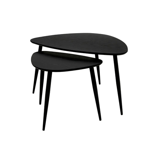 Holmen Smokey (M) Soffbord 2-pack 60x40/90x60 cm, Svart