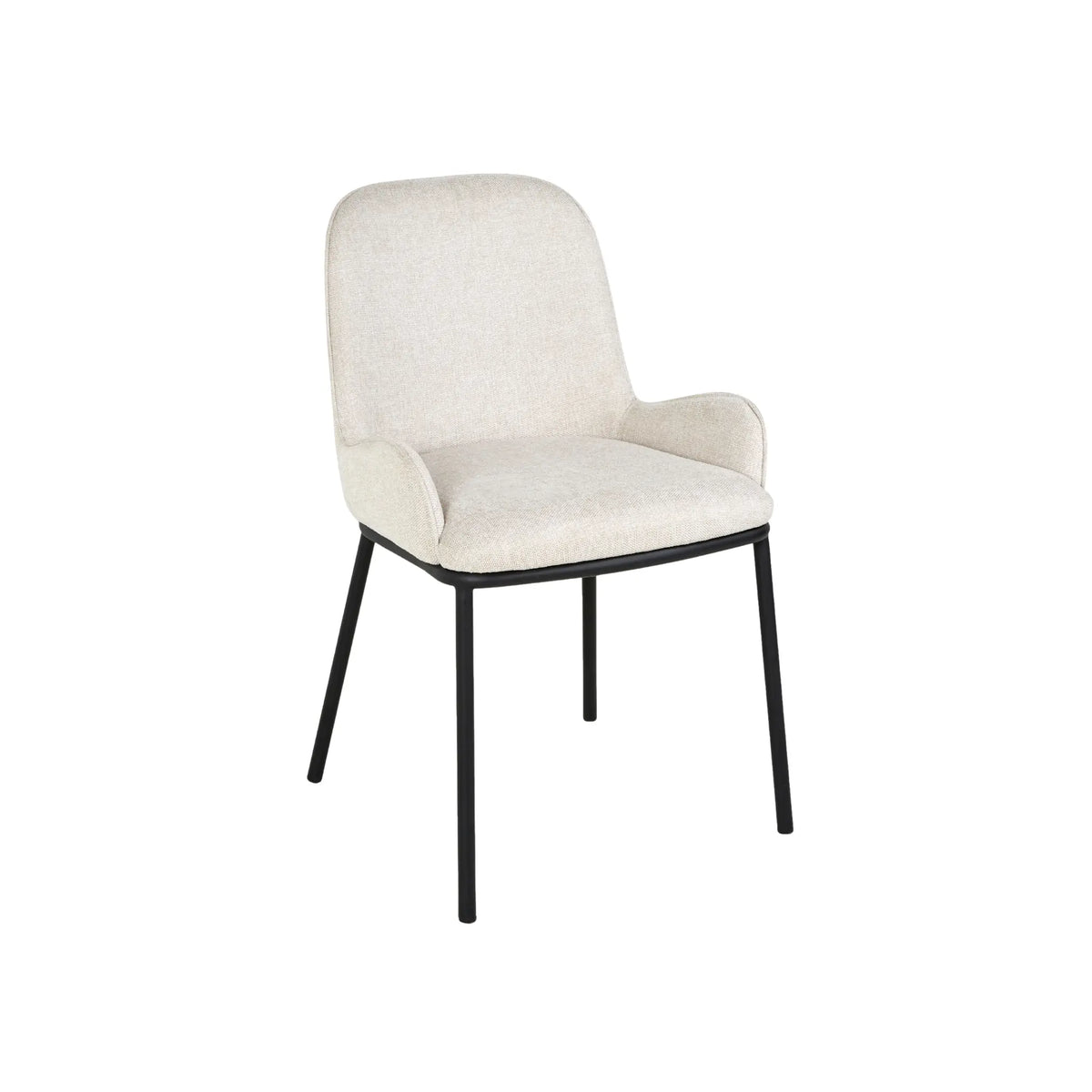 Holmen Whitney Matstol 53x58 cm, Beige