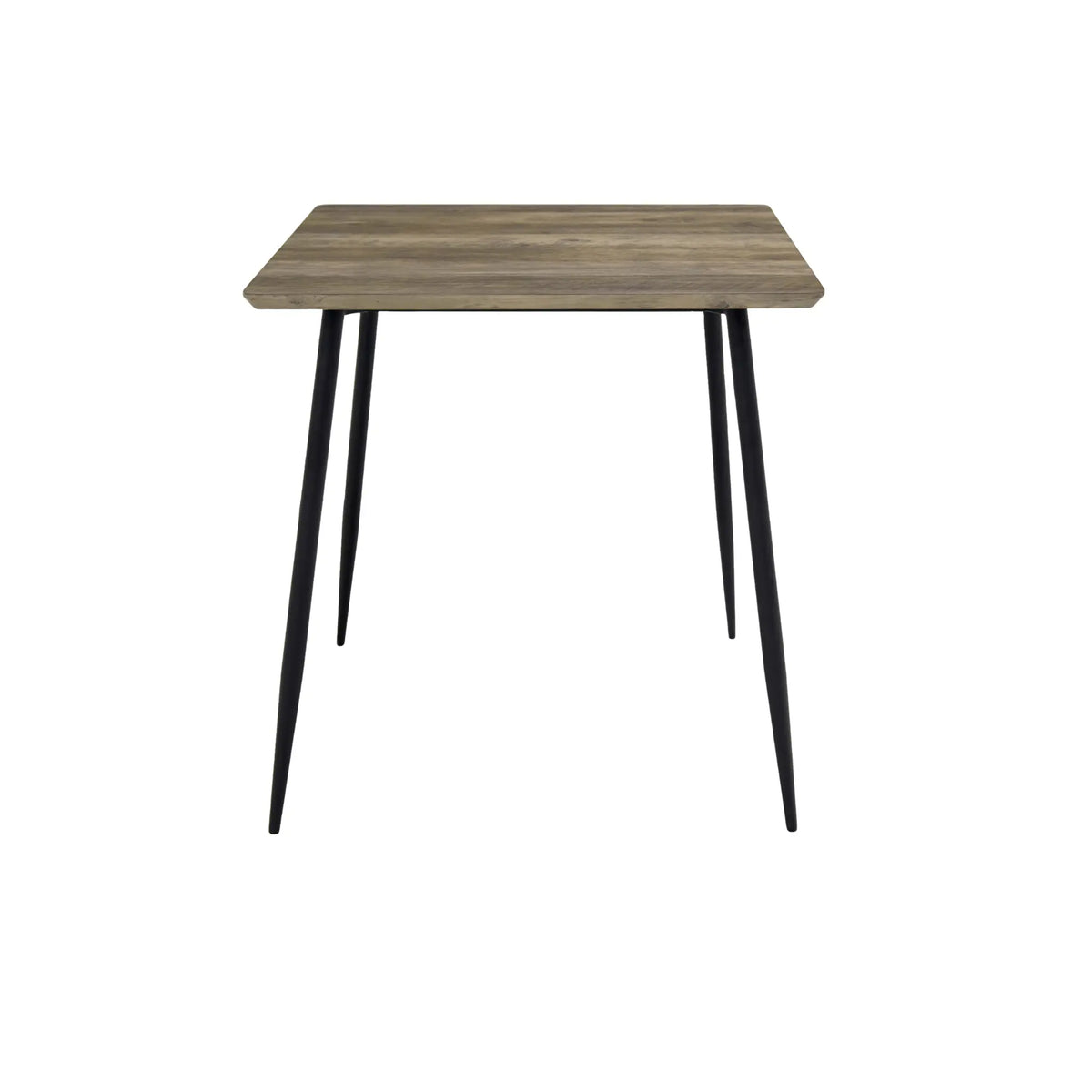 Holmen Smokey (M) Matbord 80x80 cm, Grå, Svart