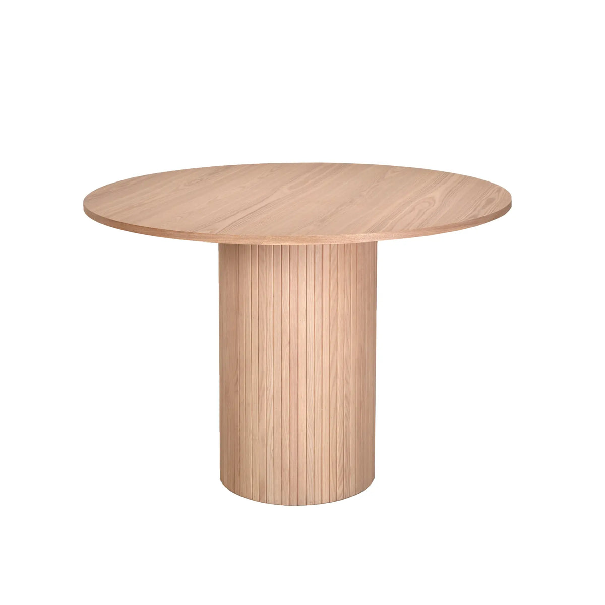 Holmen Padova Matbord Ø110 cm, Vitpigmenterad