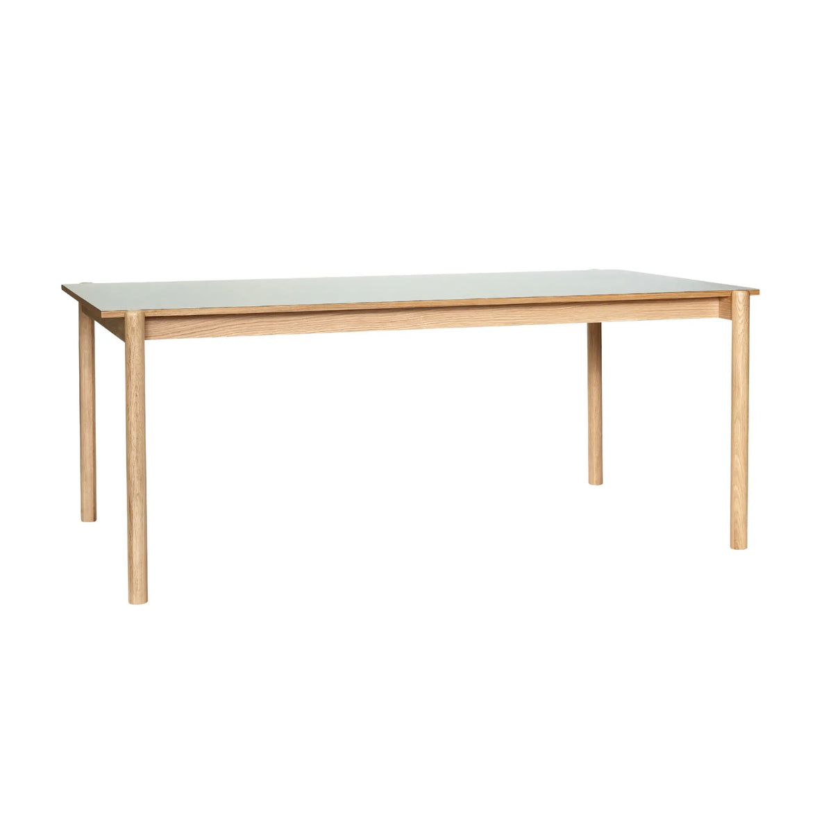 Hübsch Oblique Matbord Rektangulärt 190x107 cm, Grå
