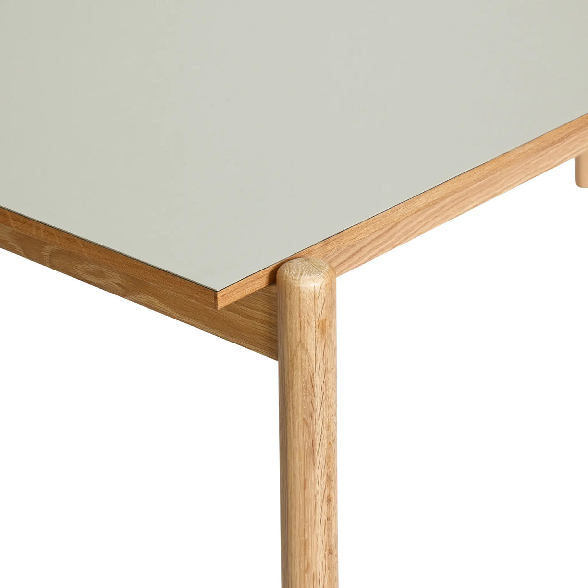 Hübsch Oblique Matbord Rektangulärt 190x107 cm, Grå