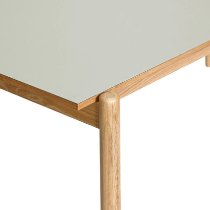 Hübsch Oblique Matbord Rektangulärt 190x107 cm, Grå