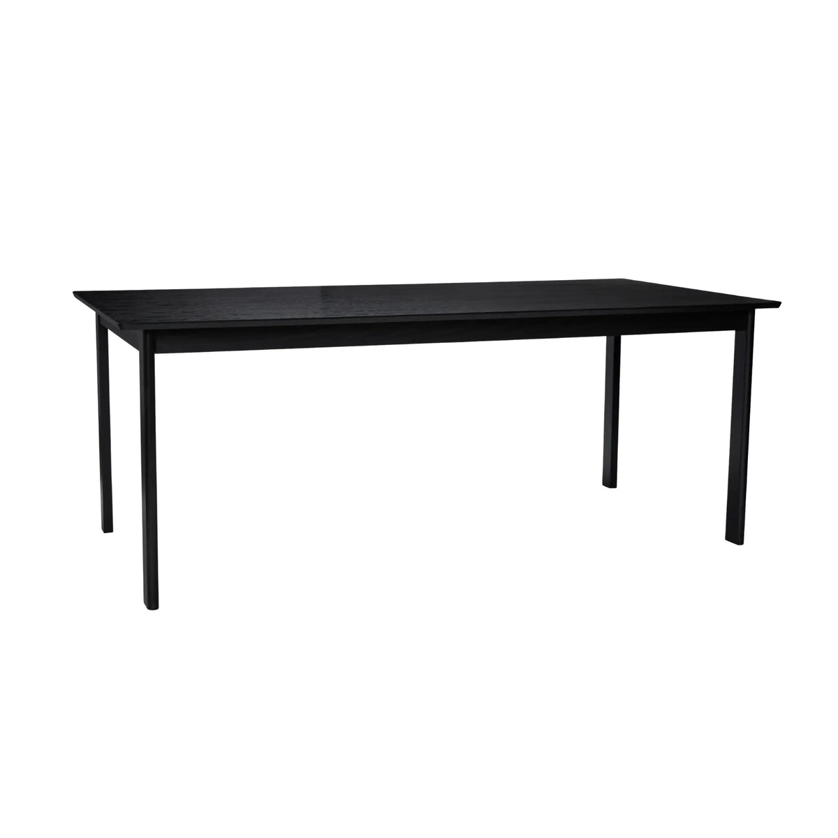 Hübsch Dapper Matbord Rektangulärt 195x95 cm, Svart