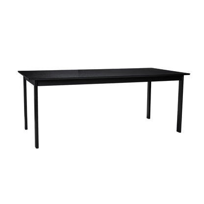 Hübsch Dapper Matbord Rektangulärt 195x95 cm, Svart