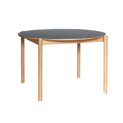 Hübsch Oblique Matbord Runt Ø115 cm, Svart