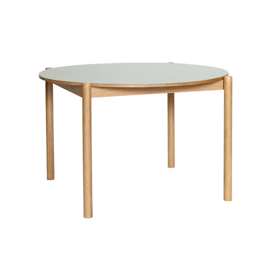 Hübsch Oblique Matbord Runt Ø115 cm, Grå