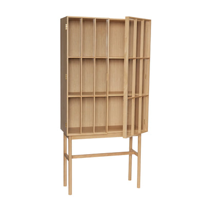 Hübsch Shoji Vitrinskåp Högt 170 cm, Natur