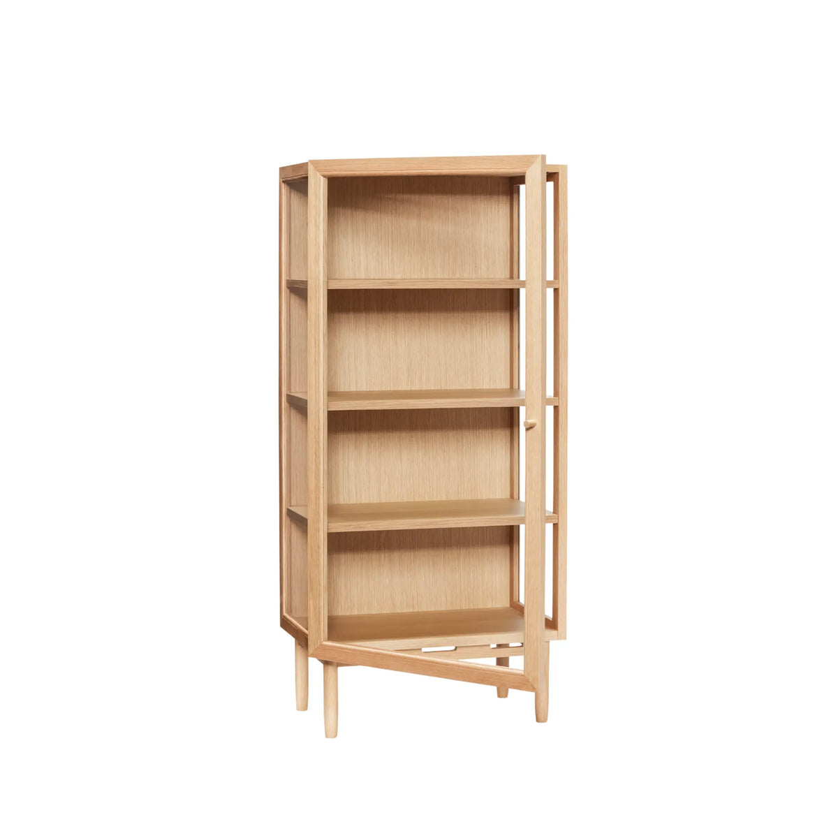 Hübsch Kaiser Vitrinskåp 130 cm, Natur