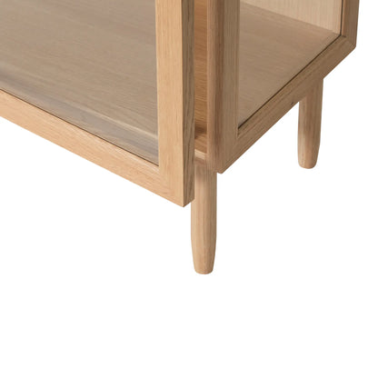 Hübsch Kaiser Vitrinskåp 130 cm, Natur