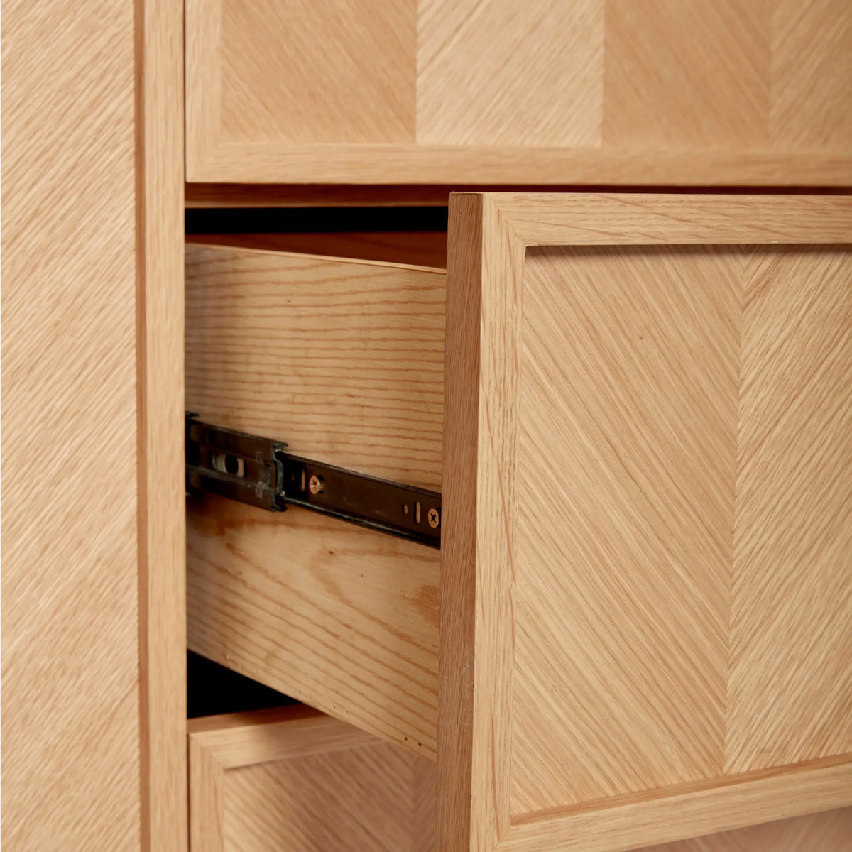 Hübsch Herringbone Garderob Stort 180 cm, Natur