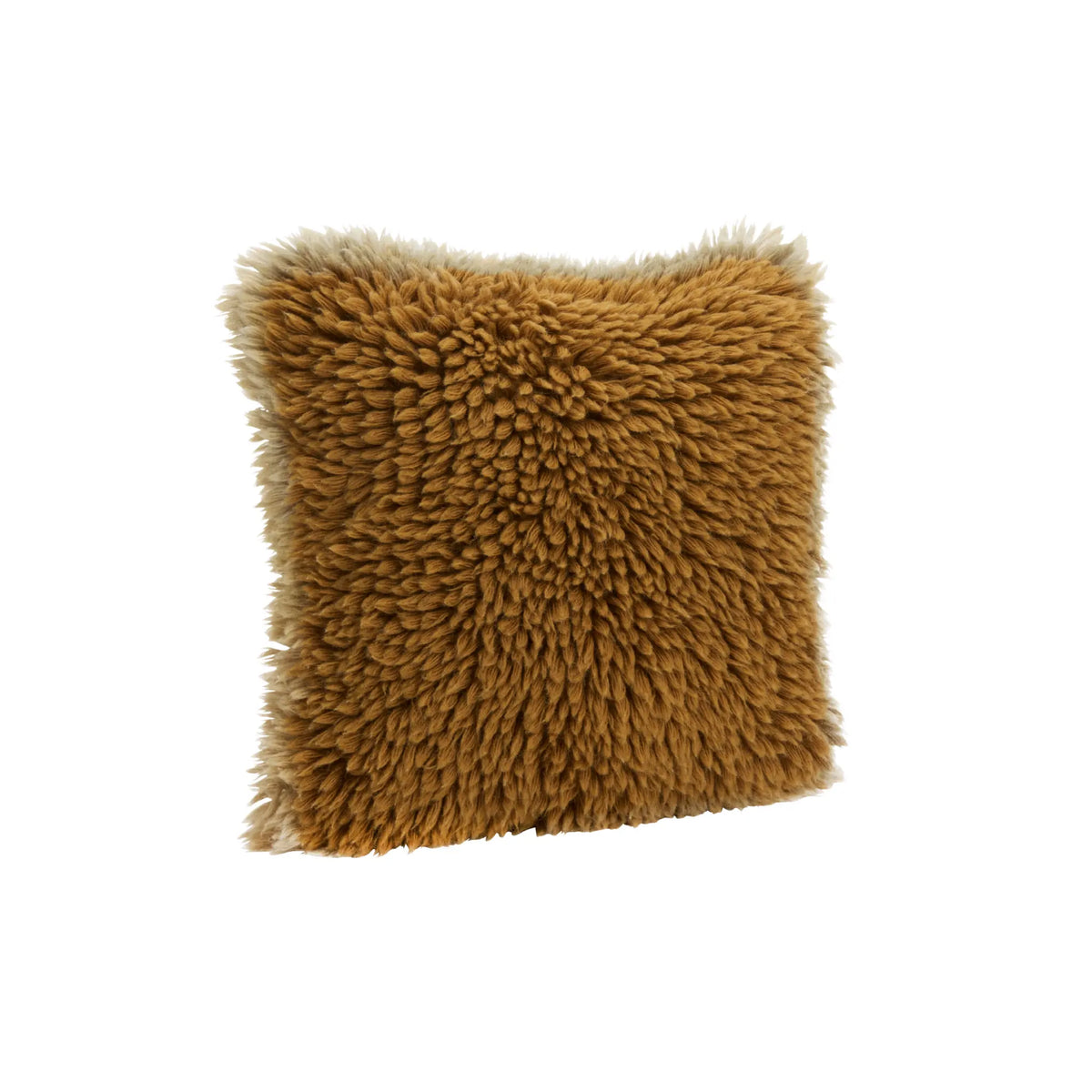 Madam Stoltz Kuddfodral Ull 2-Pack 40x40 cm, Senapsgul/Beige