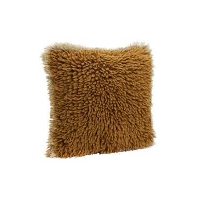 Madam Stoltz Kuddfodral Ull 2-Pack 40x40 cm, Senapsgul/Beige