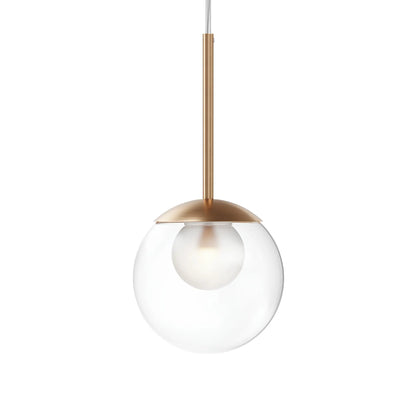 Maytoni Basic form Pendellampa Ø15 cm, Guld