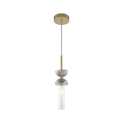 Maytoni Kyoto Pendellampa Ø10 cm, Guld