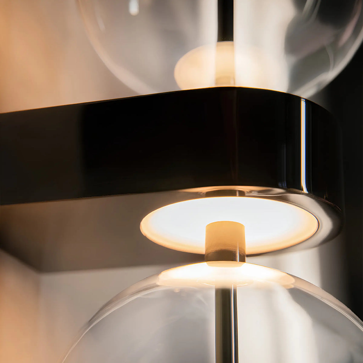 Maytoni Double Moon Vägglampa, Svart
