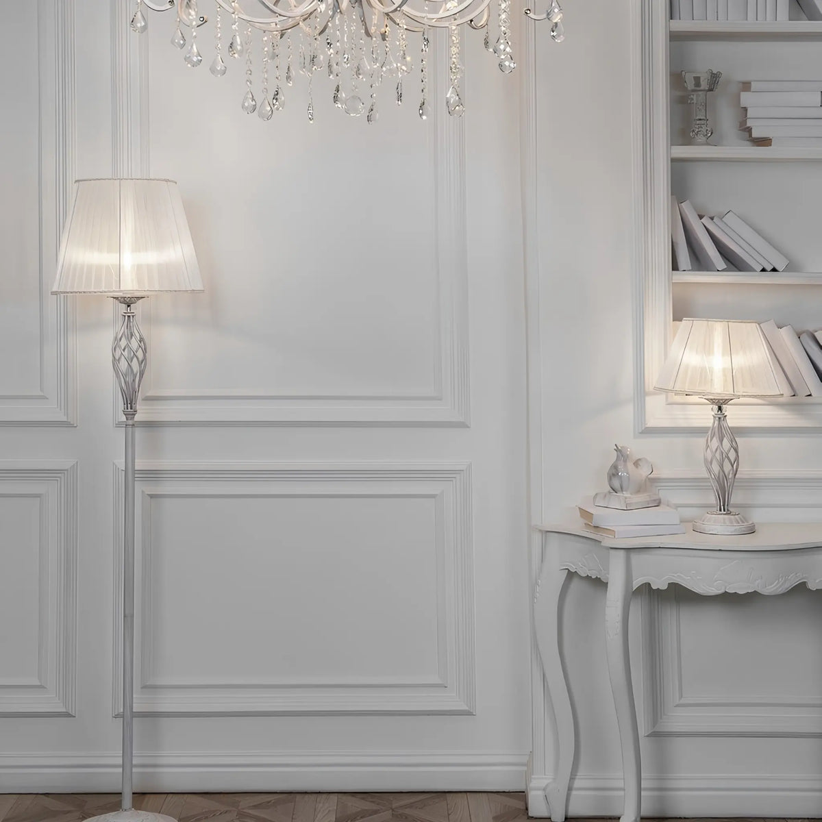 Maytoni Grace Bordslampa, Vit