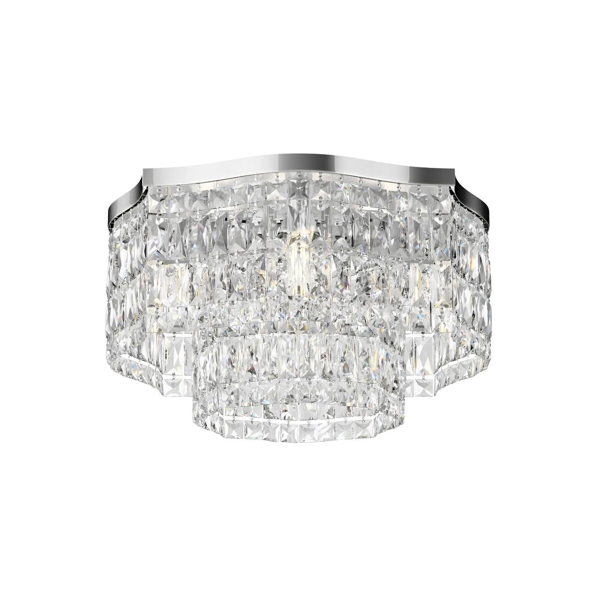 Maytoni Dune Taklampa Ø45 cm, Krom