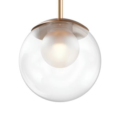 Maytoni Basic form Pendellampa Ø15 cm, Guld