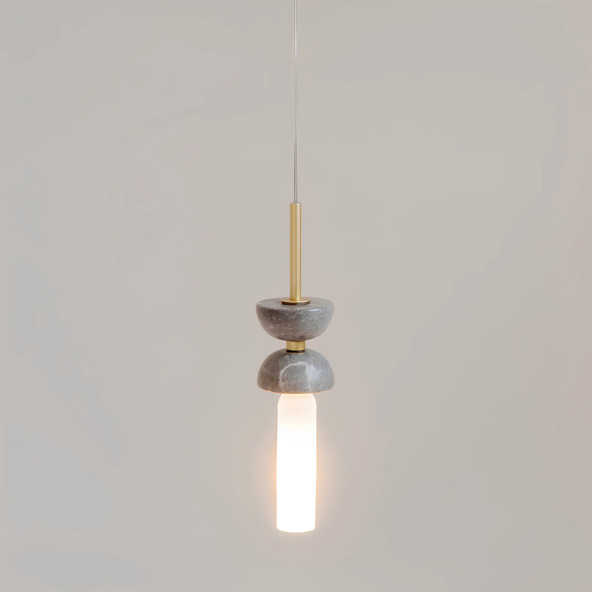 Maytoni Kyoto Pendellampa Ø10 cm, Guld