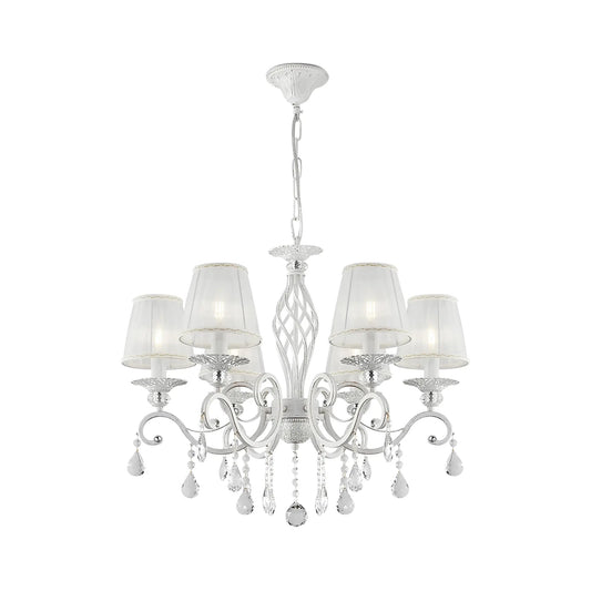 Maytoni Grace Ljuskrona Ø63 cm, Vit