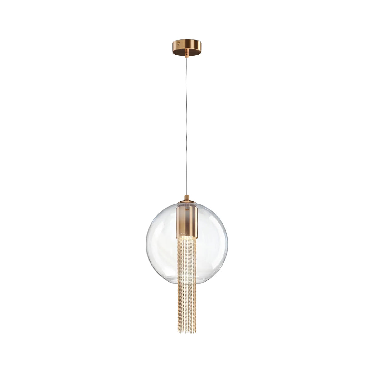 Maytoni Flusso Pendellampa Ø25 cm, Mässing
