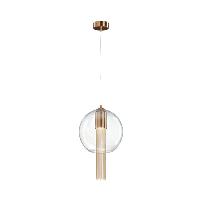 Maytoni Flusso Pendellampa Ø25 cm, Mässing