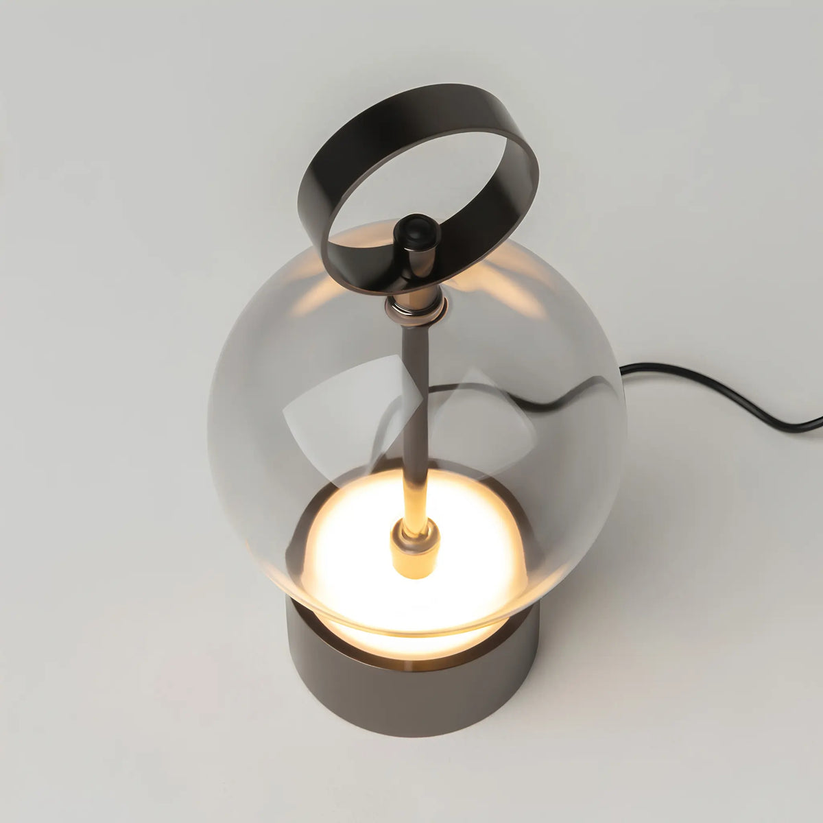 Maytoni Double Moon Uppladdningsbar lampa, Svart