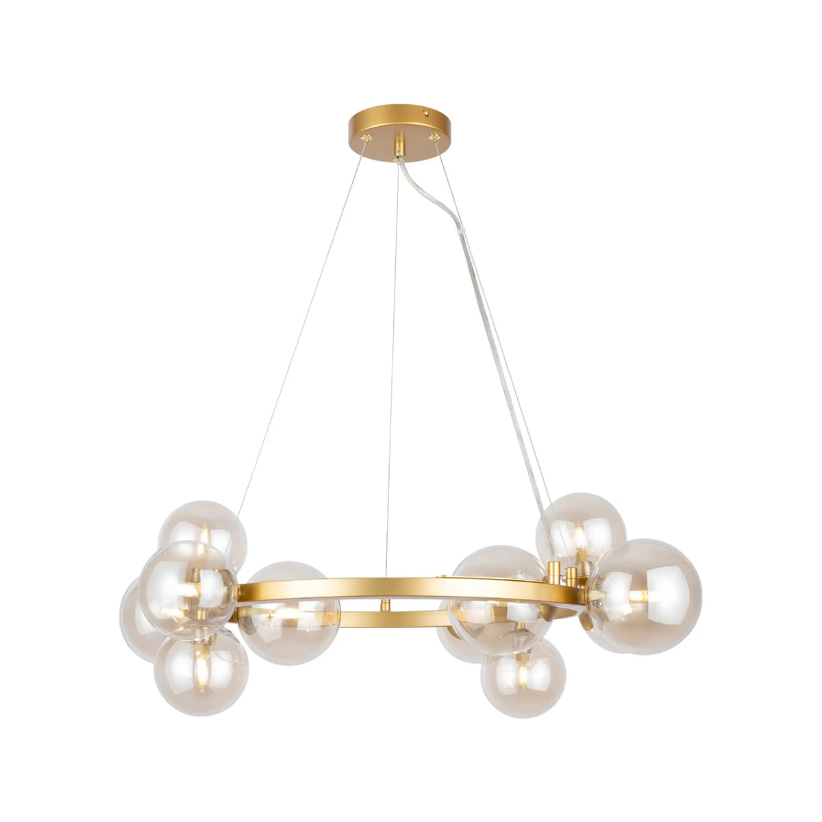 Maytoni Dallas Pendellampa Ø67 cm, Guld
