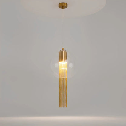 Maytoni Flusso Pendellampa Ø25 cm, Mässing