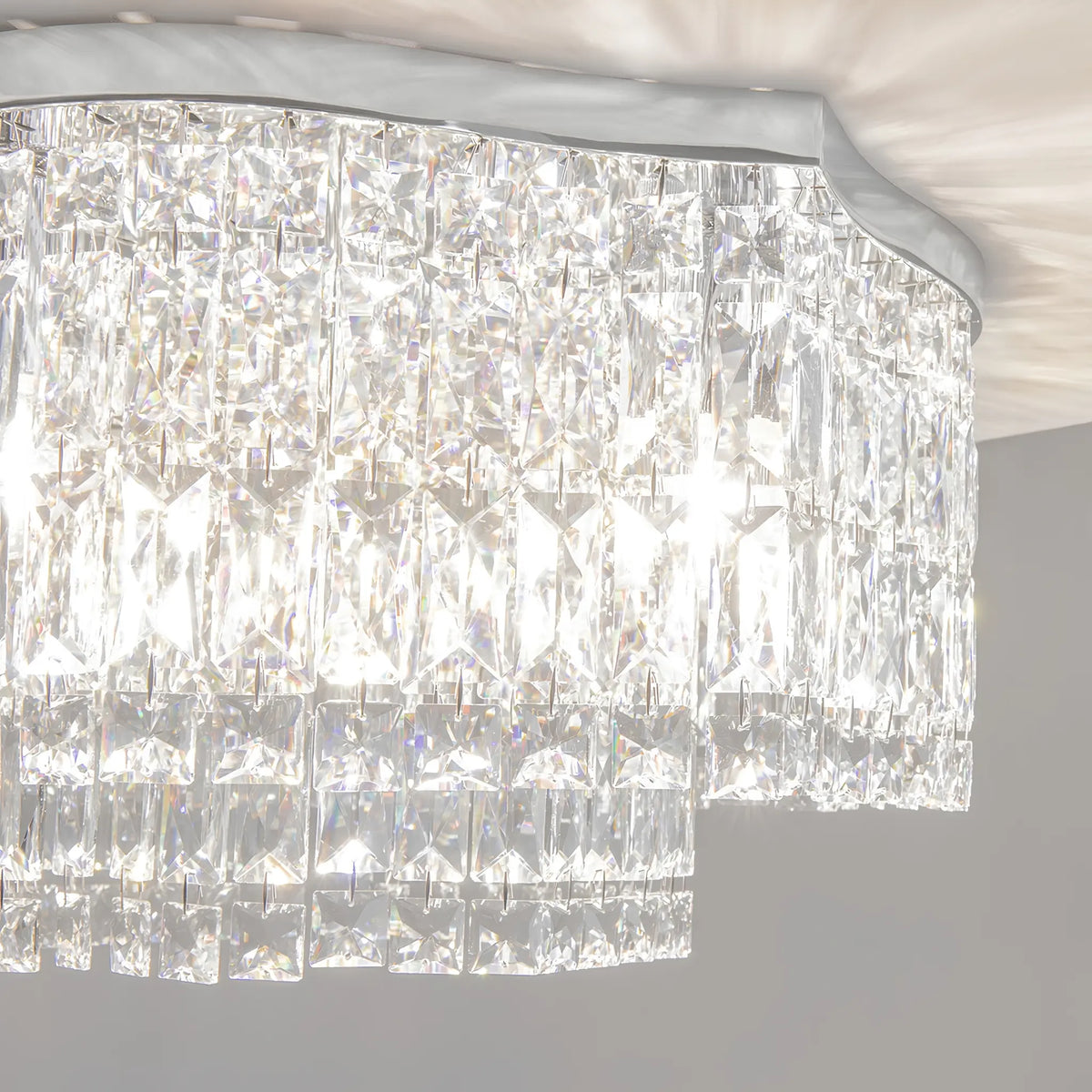 Maytoni Dune Taklampa Ø45 cm, Krom