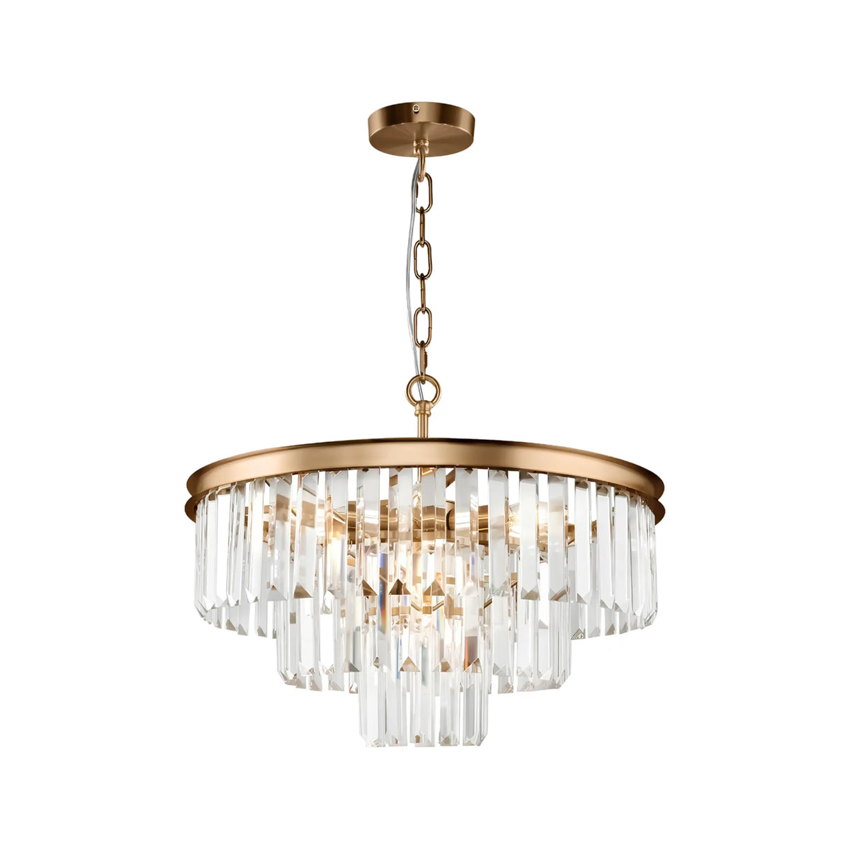 Maytoni Revero Pendellampa Ø50 cm, Mässing