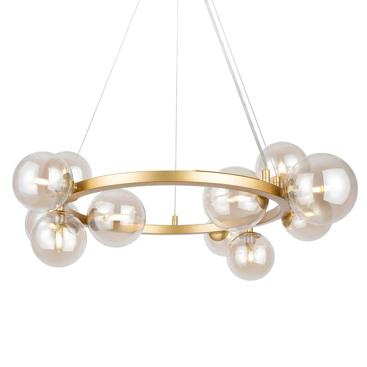 Maytoni Dallas Pendellampa Ø67 cm, Guld