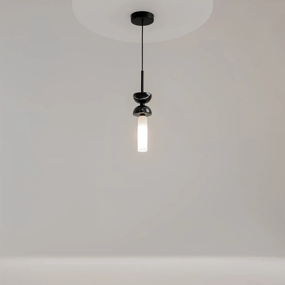 Maytoni Kyoto Pendellampa Ø10 cm, Svart