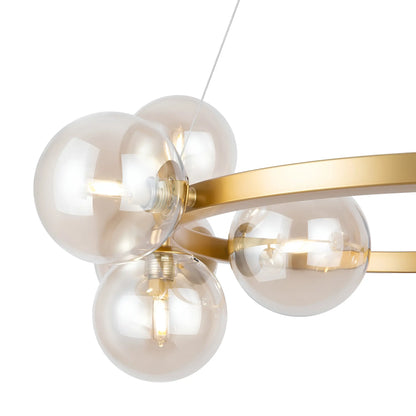 Maytoni Dallas Pendellampa Ø67 cm, Guld