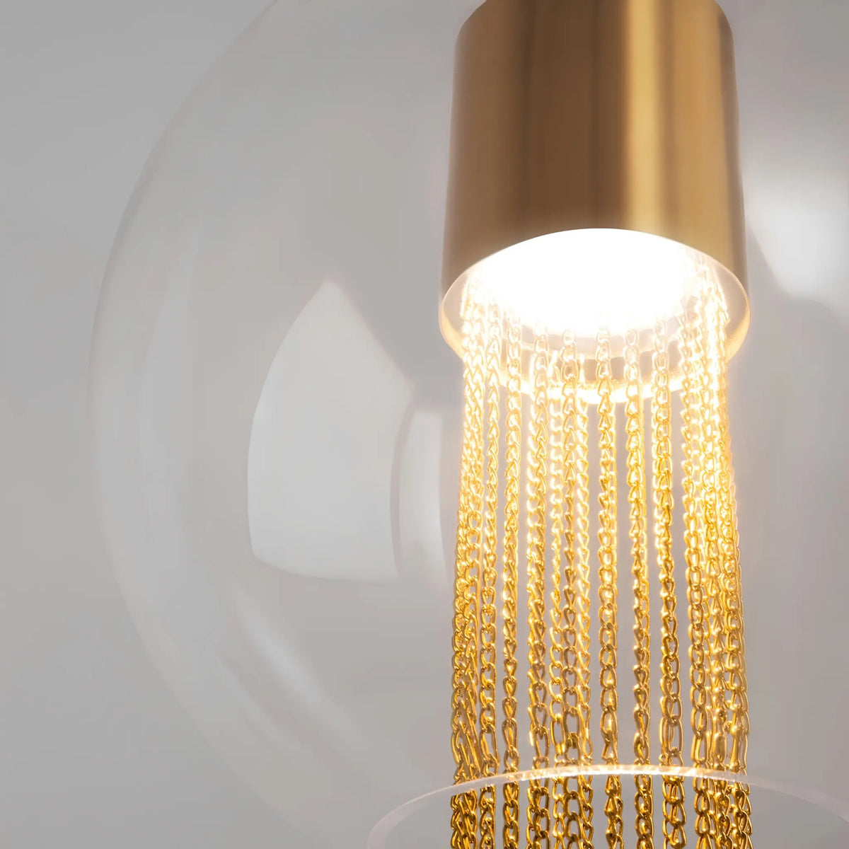 Maytoni Flusso Pendellampa Ø25 cm, Mässing