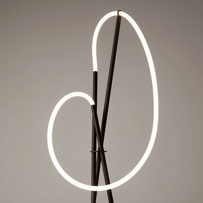Maytoni Crochet Golvlampa, Svart