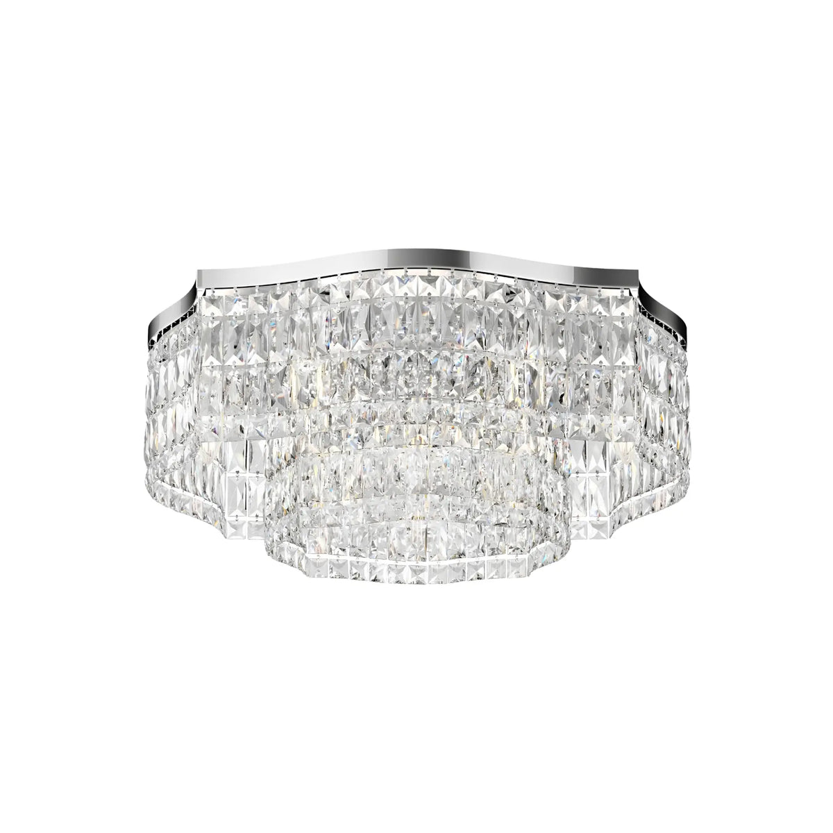 Maytoni Dune Taklampa Ø60 cm, Krom