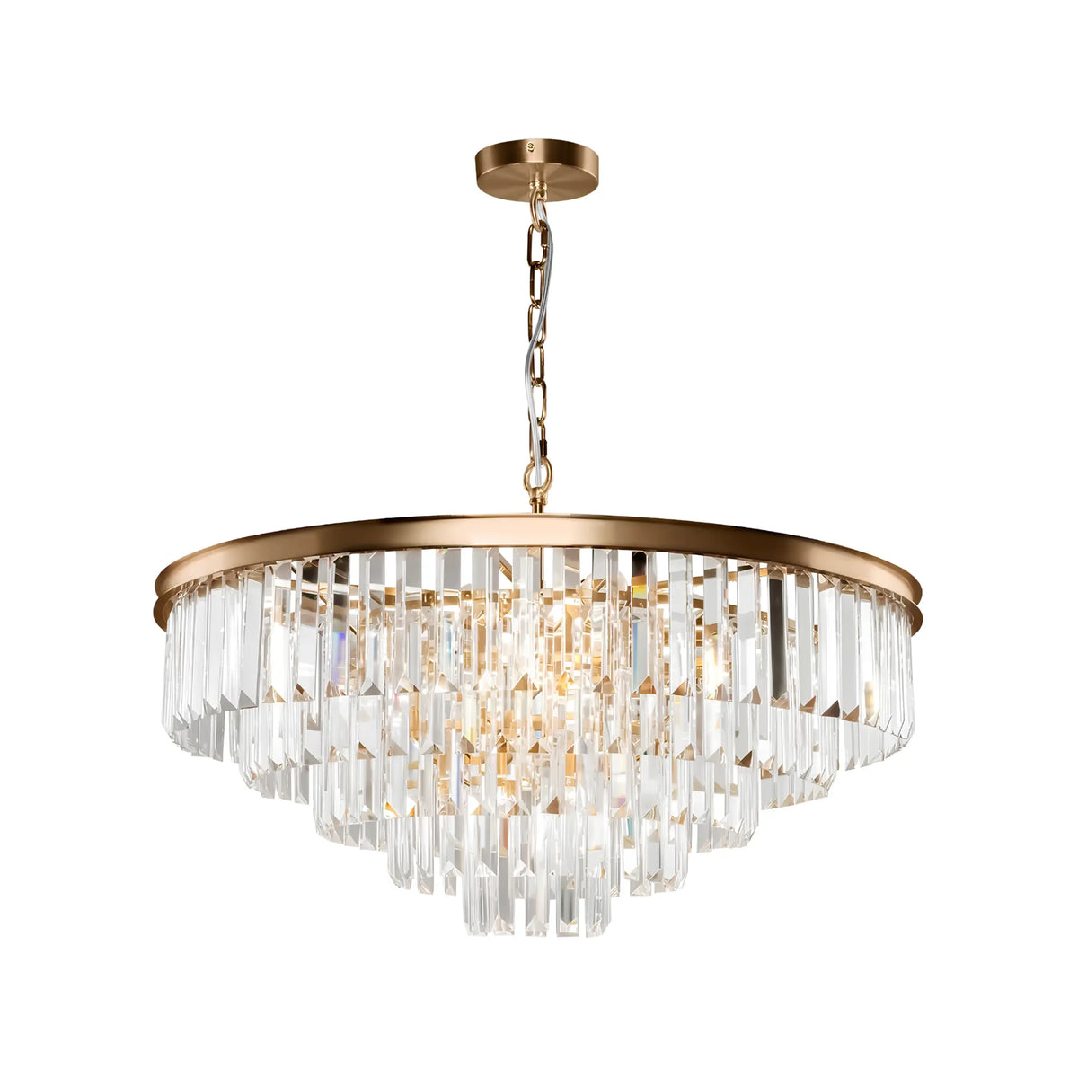 Maytoni Revero Pendellampa Ø70 cm, Mässing