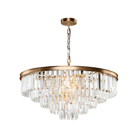 Maytoni Revero Pendellampa Ø70 cm, Mässing