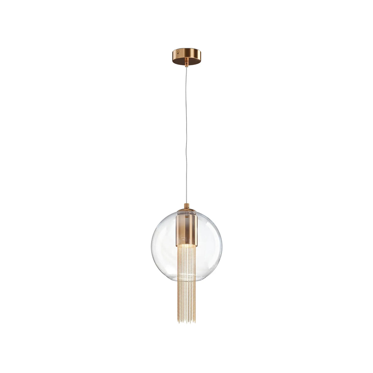 Maytoni Flusso Pendellampa Ø20 cm, Mässing
