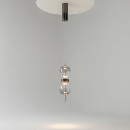 Maytoni Double Moon Pendellampa, Svart