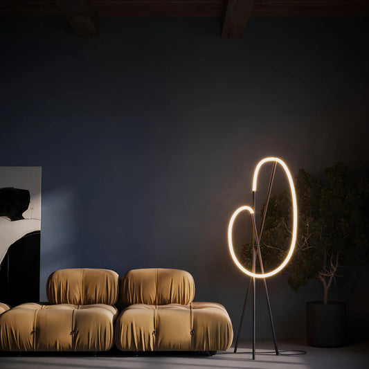 Maytoni Crochet Golvlampa, Svart