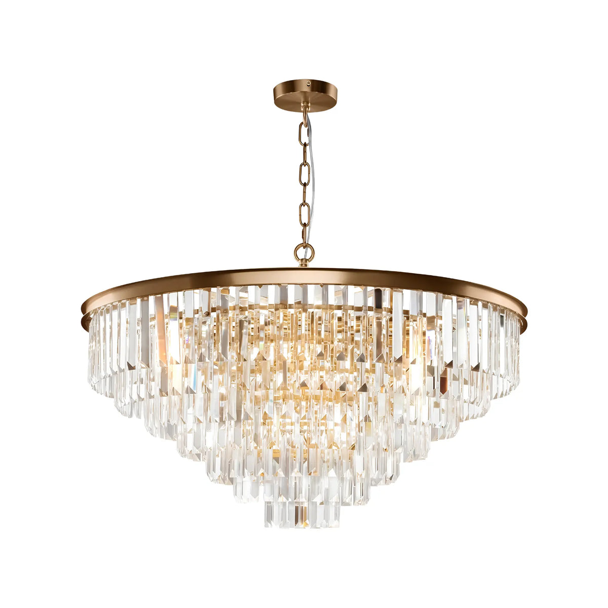 Maytoni Revero Pendellampa Ø80 cm, Mässing