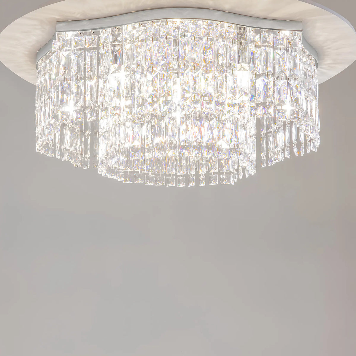 Maytoni Dune Taklampa Ø60 cm, Krom