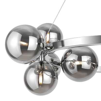 Maytoni Dallas Pendellampa Ø67 cm, Krom