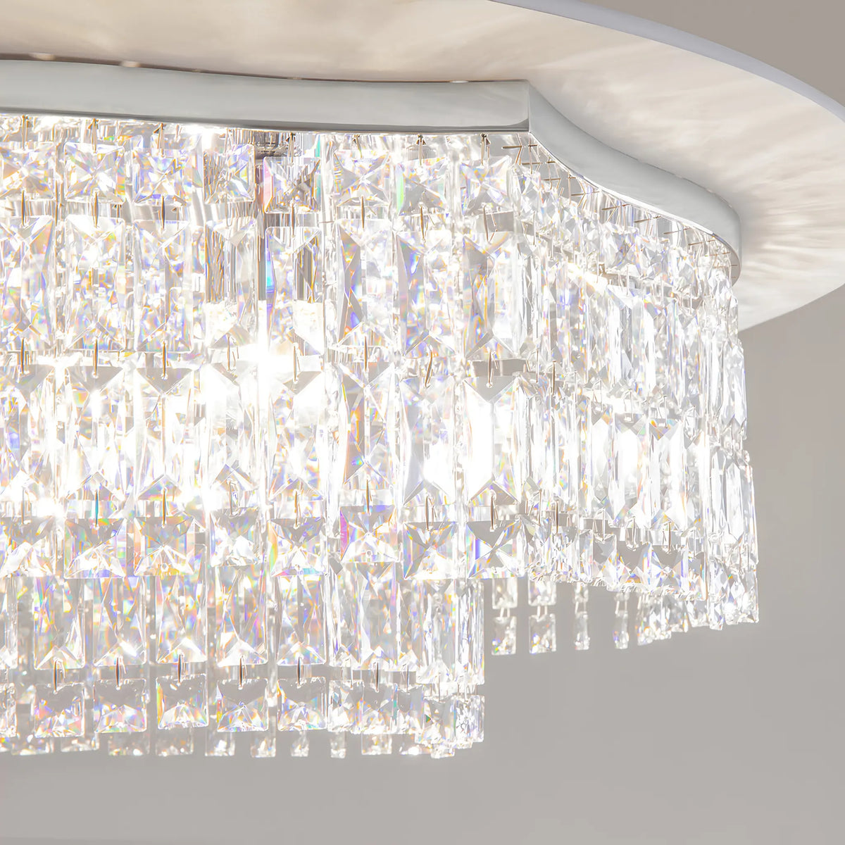Maytoni Dune Taklampa Ø60 cm, Krom
